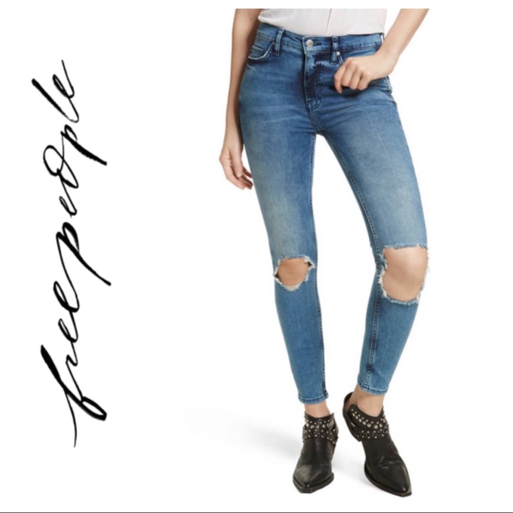 NWOT Free People Ripped Jeans